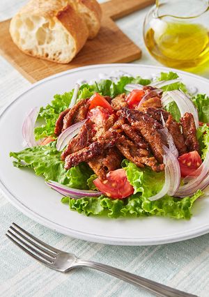 大豆のお肉でボリュームサラダ-レシピのメイン写真