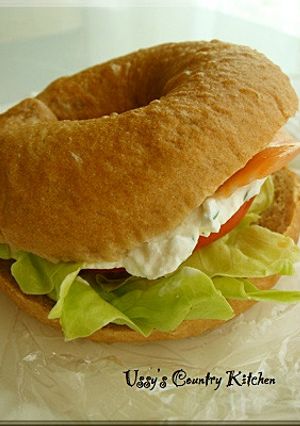 フレッシュチーズ＆スモークサーモンサンド-レシピのメイン写真