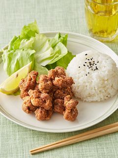 大豆のお肉でヘルシーから揚げプレート-レシピのメイン写真