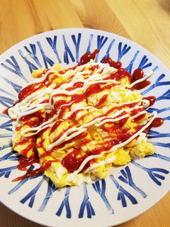 娘の手料理!スクランブルエッグ-レシピのメイン写真