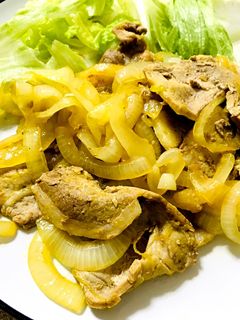 カレー風味の豚肉の生姜焼き-レシピのメイン写真