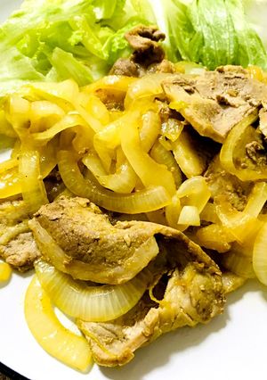 カレー風味の豚肉の生姜焼き-レシピのメイン写真