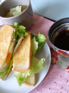 休日ブランチ用スピードホットサンド。-レシピのメイン写真