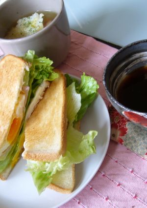 休日ブランチ用スピードホットサンド。-レシピのメイン写真