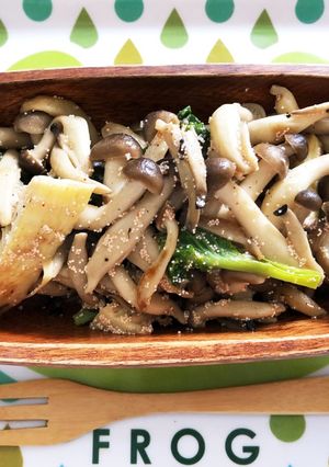 ダイエットランチ！！しめじの明太子炒め-レシピのメイン写真