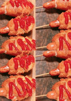 HM 簡単チーズハットグ ミニバージョン-レシピのメイン写真