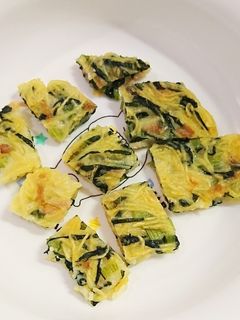 離乳食 ツナと小松菜のそうめんおやき-レシピのメイン写真