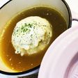 ひき肉入り〜丸ごと新玉ねぎのスープ♬