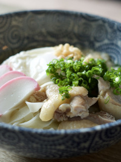 出汁パックで簡単!鶏出汁でかけうどん-レシピのメイン写真