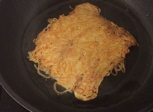 簡単！安い！楽！具なしかた焼きそば-レシピのメイン写真