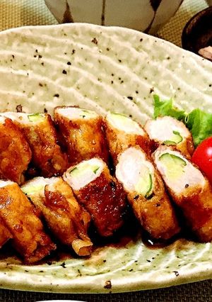 ☆照り焼き味♪長芋きゅうりの豚肉巻き-レシピのメイン写真