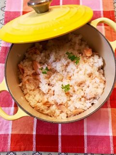 鮭の炊き込みご飯-レシピのメイン写真