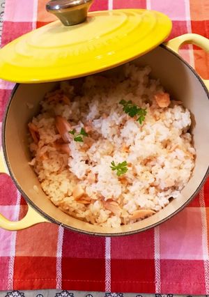 鮭の炊き込みご飯-レシピのメイン写真