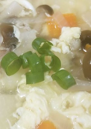 やさしい味の簡単卵スープ-レシピのメイン写真