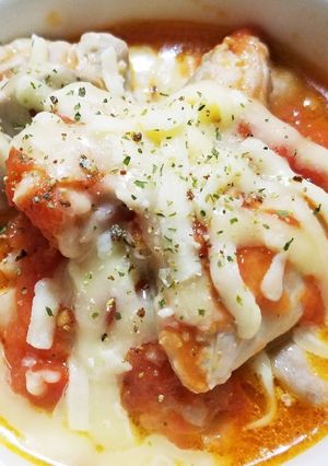 鶏もも肉のトマトソース煮込み-レシピのメイン写真
