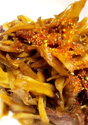 お弁当きんぴらゴボウ。味濃いめ。-レシピのメイン写真