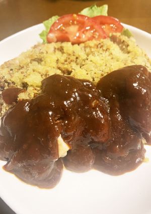 チキンの粒マスタードパン粉焼き-レシピのメイン写真