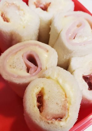 お弁当用☆くるくる♪サンドイッチ-レシピのメイン写真
