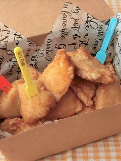 材料4つ★ラーメンスープの素でから揚げ-レシピのメイン写真