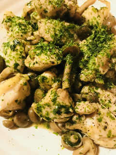 シンプル☆鶏肉&茸の海苔バター醤油炒め-レシピのメイン写真