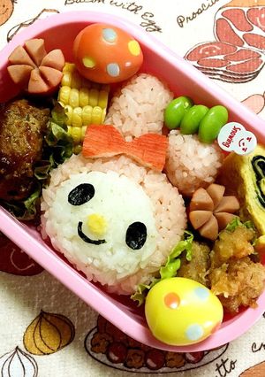 マイメロディキャラ弁-レシピのメイン写真