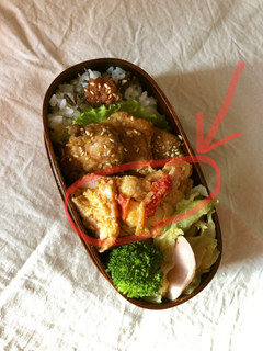 お弁当に♡トマト入りオムレツ-レシピのメイン写真