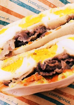 残り物で☆絶品クラブホットサンドイッチ-レシピのメイン写真