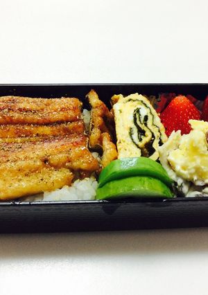 151、自作、穴子の蒲焼き弁当♡-レシピのメイン写真