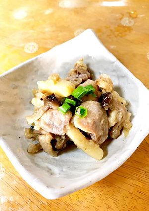 鶏肉とじゃがいものこっくり味噌煮-レシピのメイン写真