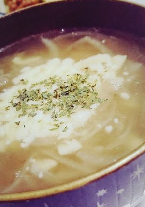 レンチンで時短！簡単オニオンスープ☆-レシピのメイン写真