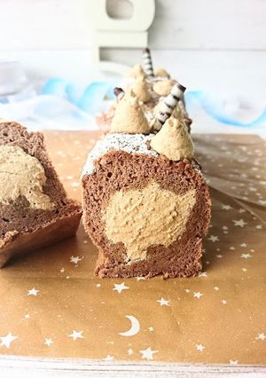 モカ甘酒米粉生シフォンケーキ-レシピのメイン写真