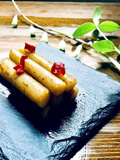 鷹の爪入り甘酢ごぼう-レシピのメイン写真
