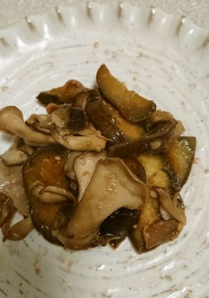 ★なすびとマイタケと豚肉の味噌炒め-レシピのメイン写真
