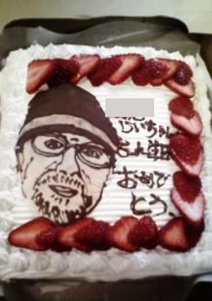 チョコプレート誕生日ケーキ-レシピのメイン写真