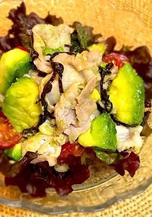 豚しゃぶとアボカドの塩昆布ナムル-レシピのメイン写真