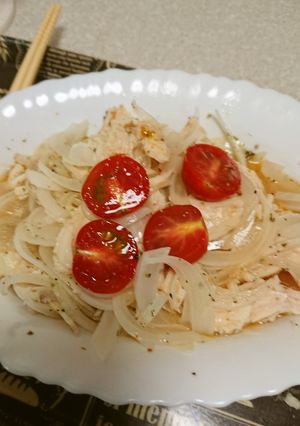 ★サラダチキンと新玉ねぎのマリネ風-レシピのメイン写真