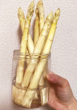 シャキッと♡しなびたアスパラを復活させる-レシピのメイン写真