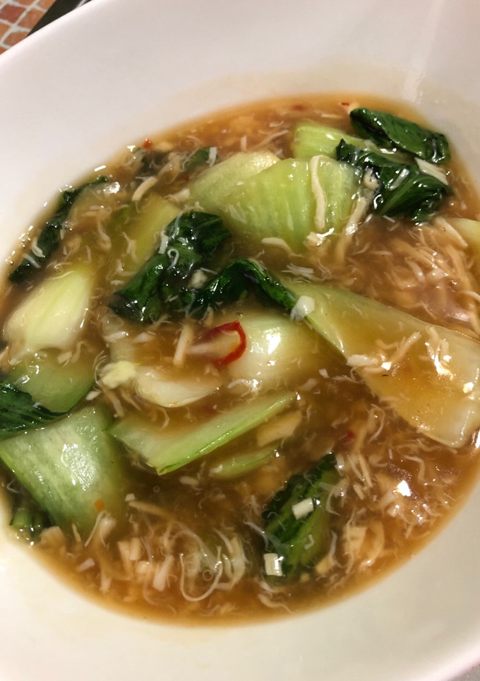 青梗菜とホタテ風味かまぼこの炒め-レシピのメイン写真