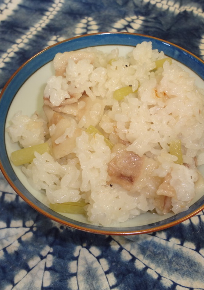 フキの炊き込みご飯-レシピのメイン写真