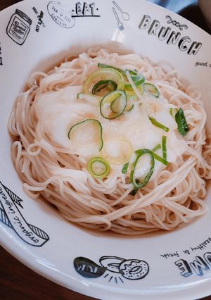 そうめんとろろぶっかけつゆ-レシピのメイン写真