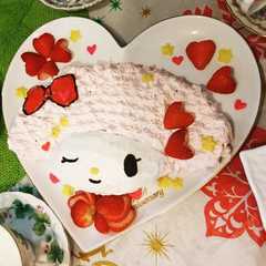 รูปของ マイメロディのかわいいケーキ♪