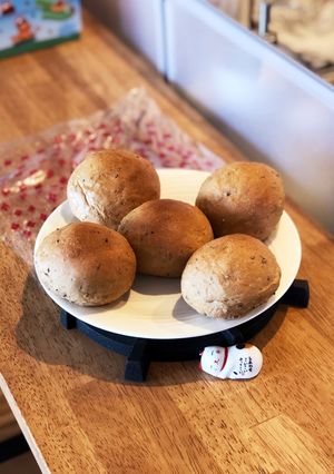 信玄餅アレンジ♬*信玄餅パン-レシピのメイン写真