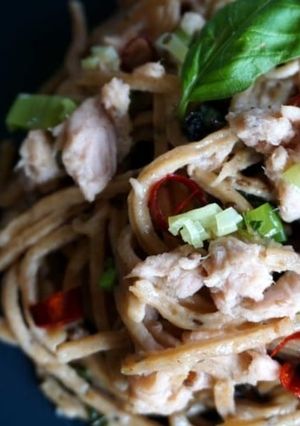 紫蘇とシーチキンのあっさりパスタ-レシピのメイン写真