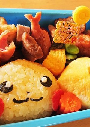 ポケモン大好きピカチュウキャラお弁当-レシピのメイン写真