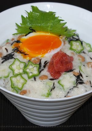 もち麦の健活ネバネバ丼(*^-^*)-レシピのメイン写真