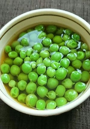グリーンピースの生姜煮浸し-レシピのメイン写真