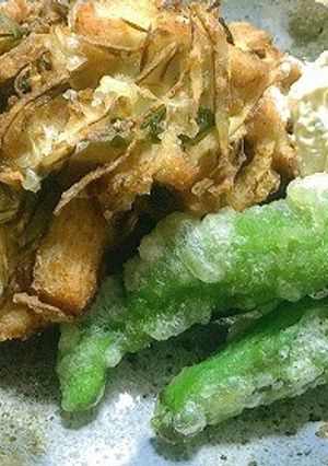 鶏胸肉と新ショウガのかき揚げ-レシピのメイン写真
