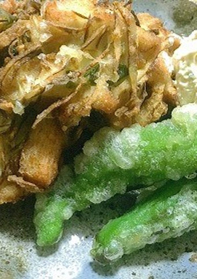 鶏胸肉と新ショウガのかき揚げ-レシピのメイン写真