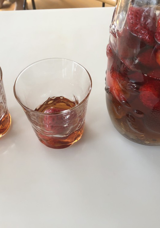 いちご黒酢-レシピのメイン写真