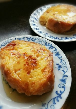 フランスパンのフレンチトースト。-レシピのメイン写真
